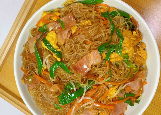 Amido de feijão Mung Bean Vermicelli com cor transparente 100g