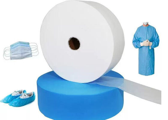 Rolo de Tecido Não Tecido Spunbond de Polipropileno para Tecido de Revestimento de Sofá e Colchão