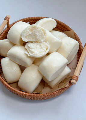 Pãezinhos Congelados no Vapor | Mantou Congelado | Certificado BRC e HALAL | Padrão da UE | Atacado de Fast Food e Takeaway