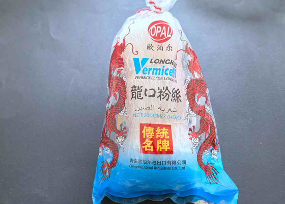 Noedles de vidro de feijão Mung natural