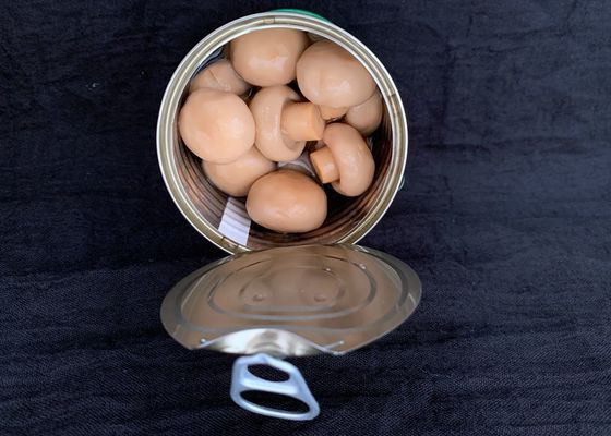 a colheita 150g enlatou cogumelos inteiros com processo da preservação da salmoura